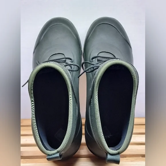 Muck Boots Mens Green Original Lace Up Waterproof Boots Size 15 - Picture 9 of 11